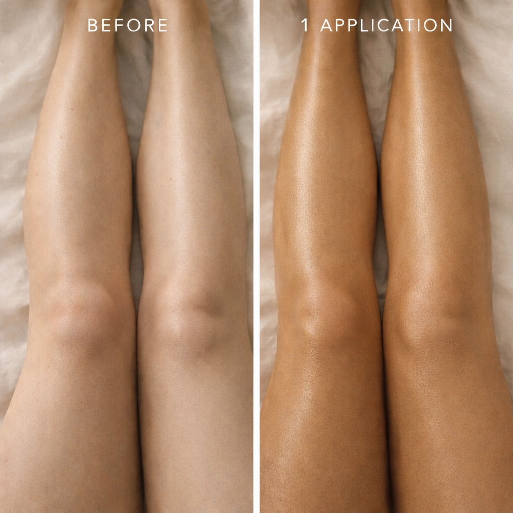 best self tanner for sensitive skin before and after natural glow no patchy fade